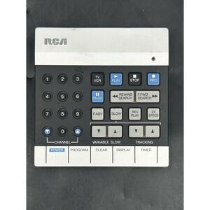 RCA‎ 173301 Model VCR VHS Wide Square Remote Control Vintage Genuine Original